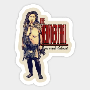 The Neanderthal Female Sticker